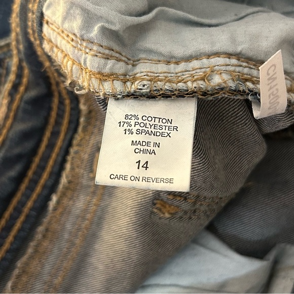 New York & Company Jeans Denim Straight Leg Size 14 Y2K - Picture 4 of 7